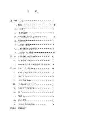 产800T铜箔生产线可行性分析报告.doc