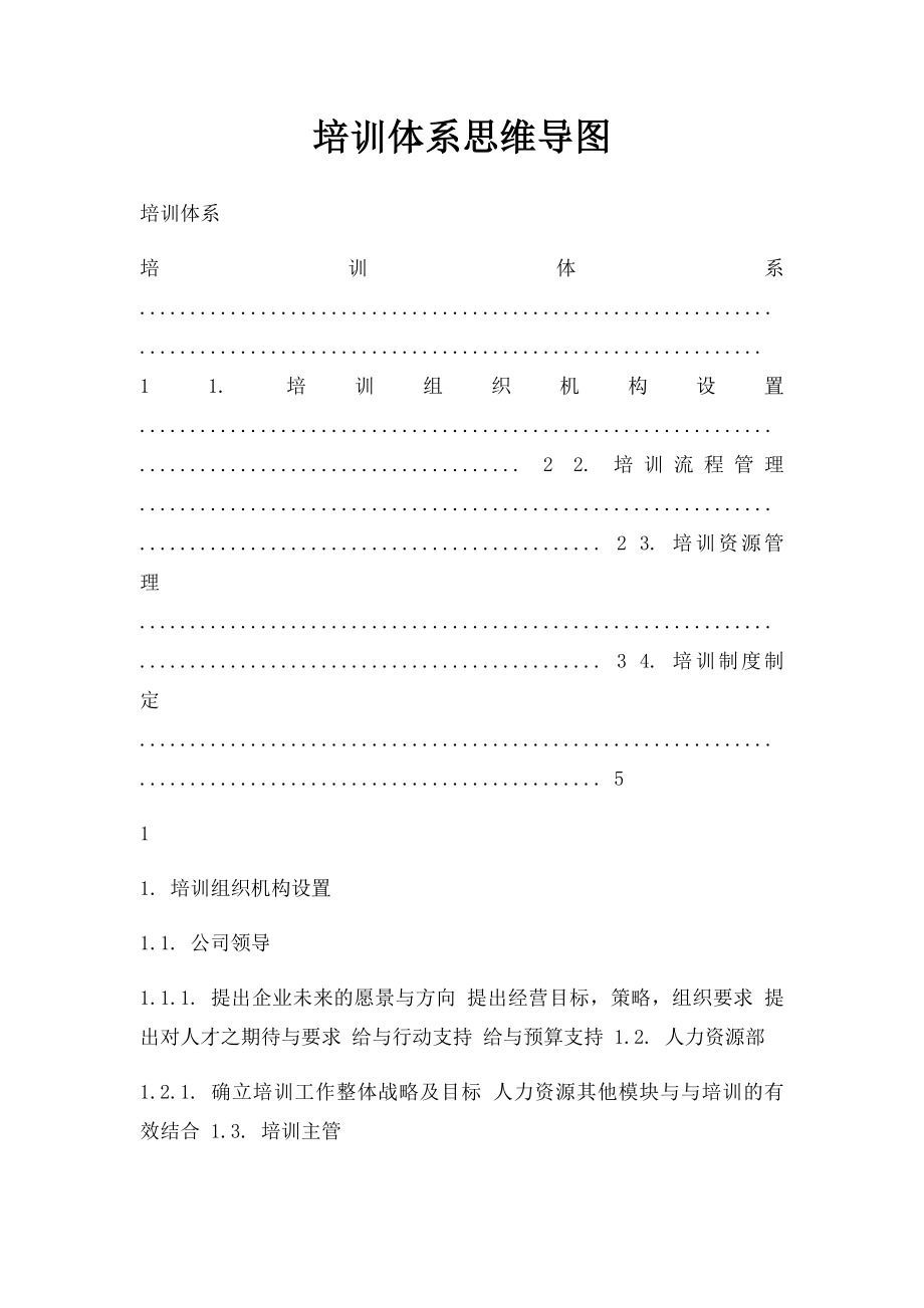 培训体系思维导图.docx_第1页