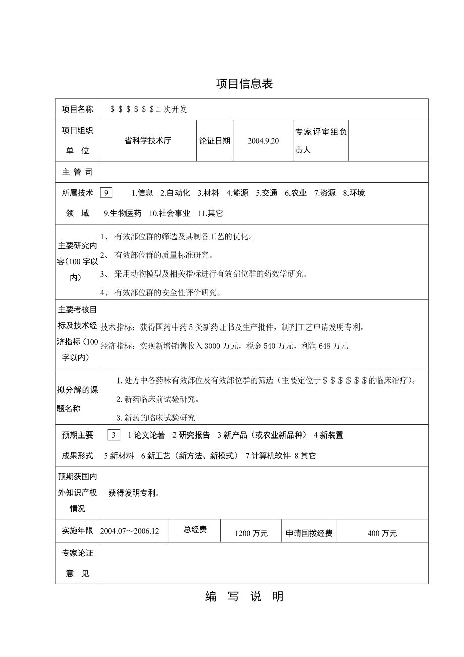 国家科技攻关计划项目可行性研究报告振兴东北老工业基地科技专项.doc_第2页