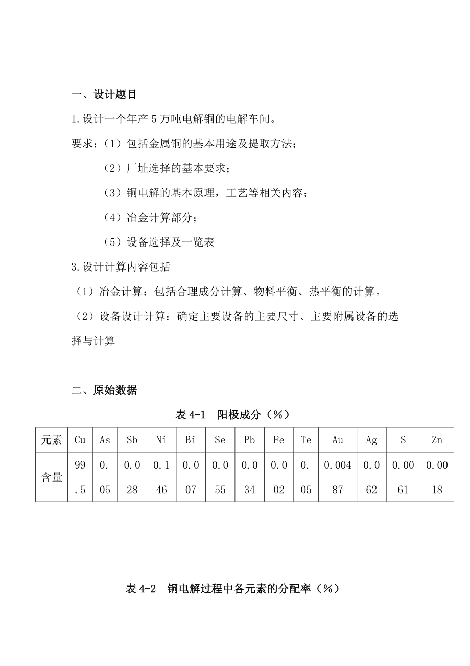 产5万吨电解铜的电解车间的设计毕业设计.doc_第3页