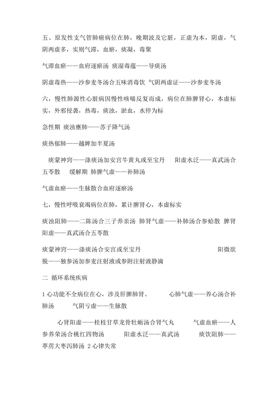 中西医执业医师考试中西医内外妇儿证型方剂.docx_第2页