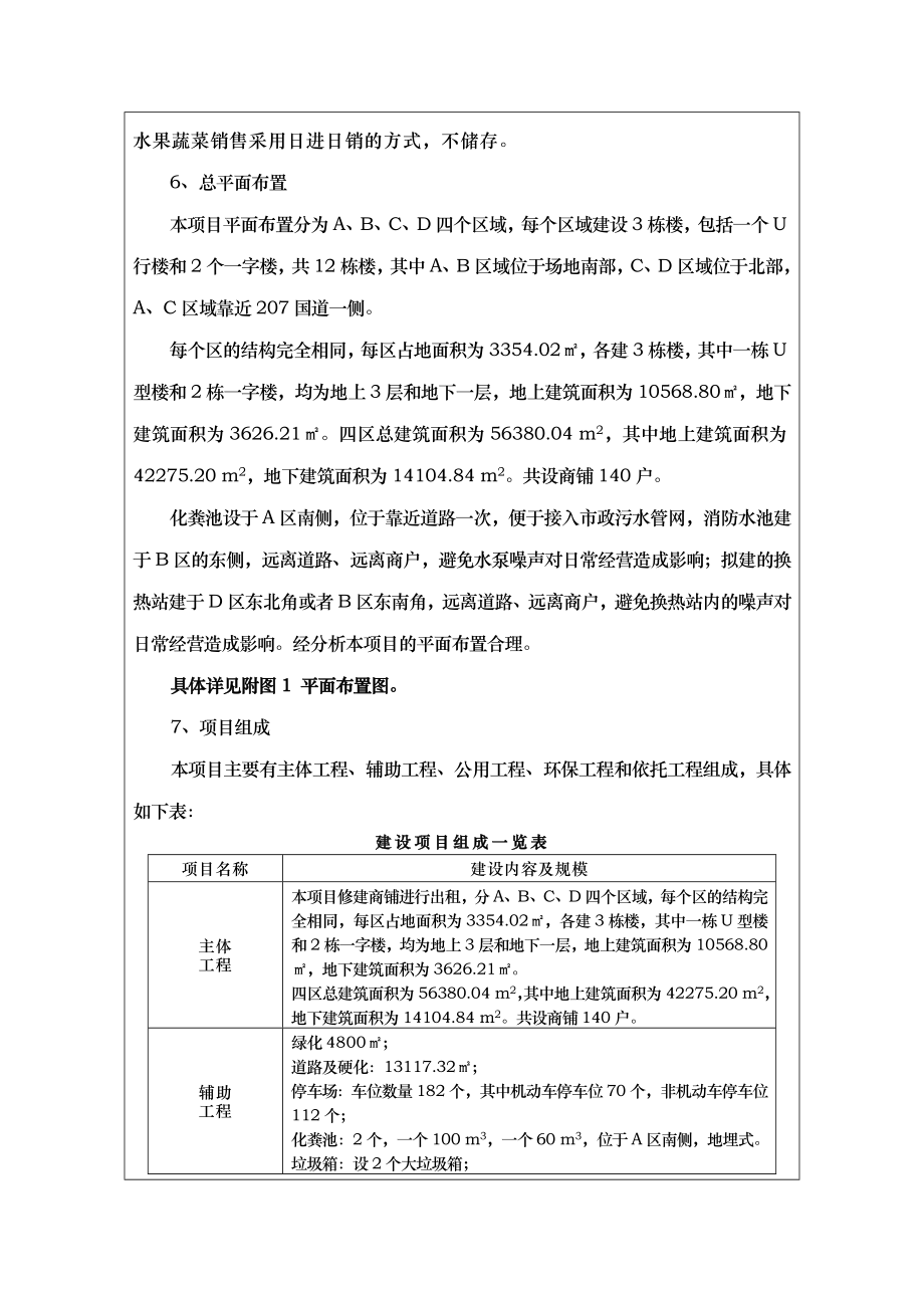 环境影响评价报告公示：店上蔬菜水果批发场二店上蔬菜水果批发场东城办店上村山西环评报告.doc_第3页