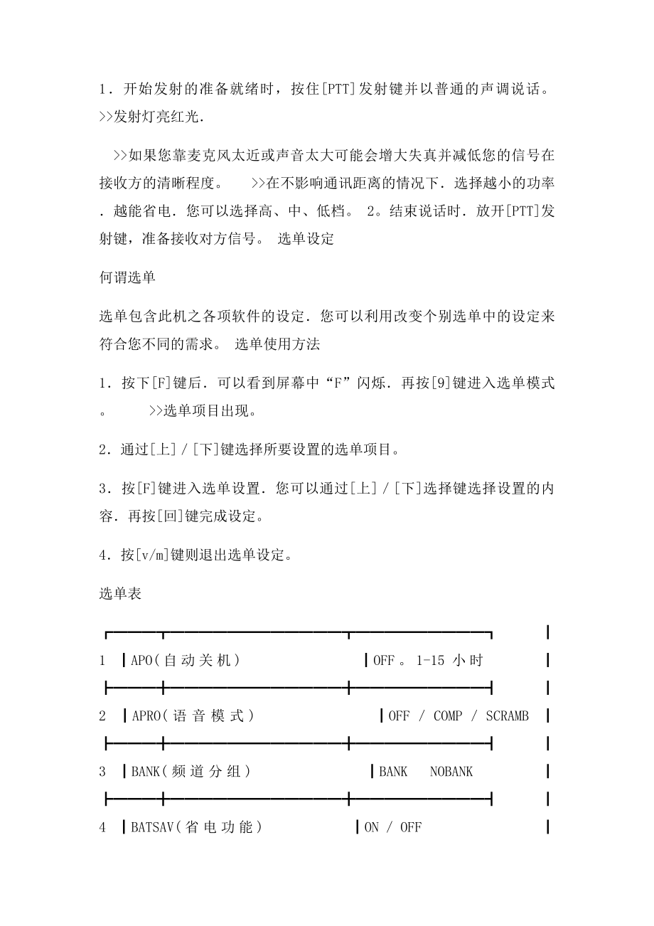 灵通6100plus手台说明书.docx_第3页