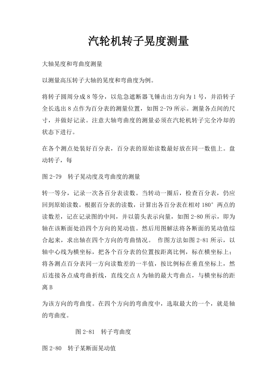 汽轮机转子晃度测量.docx_第1页