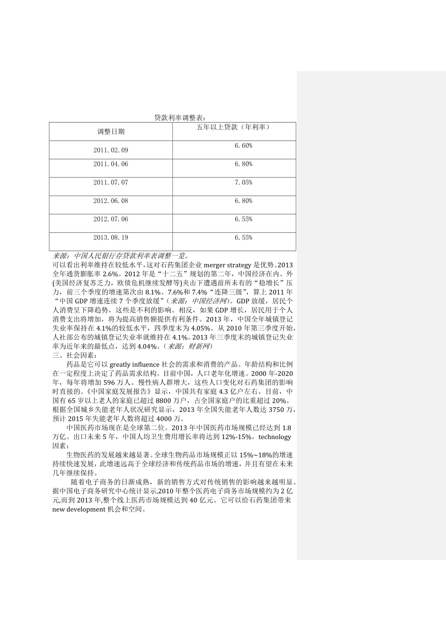 石药集团PESTLE分析中文版.doc_第3页