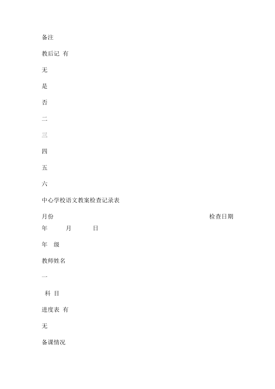 教案检查记录表.docx_第2页