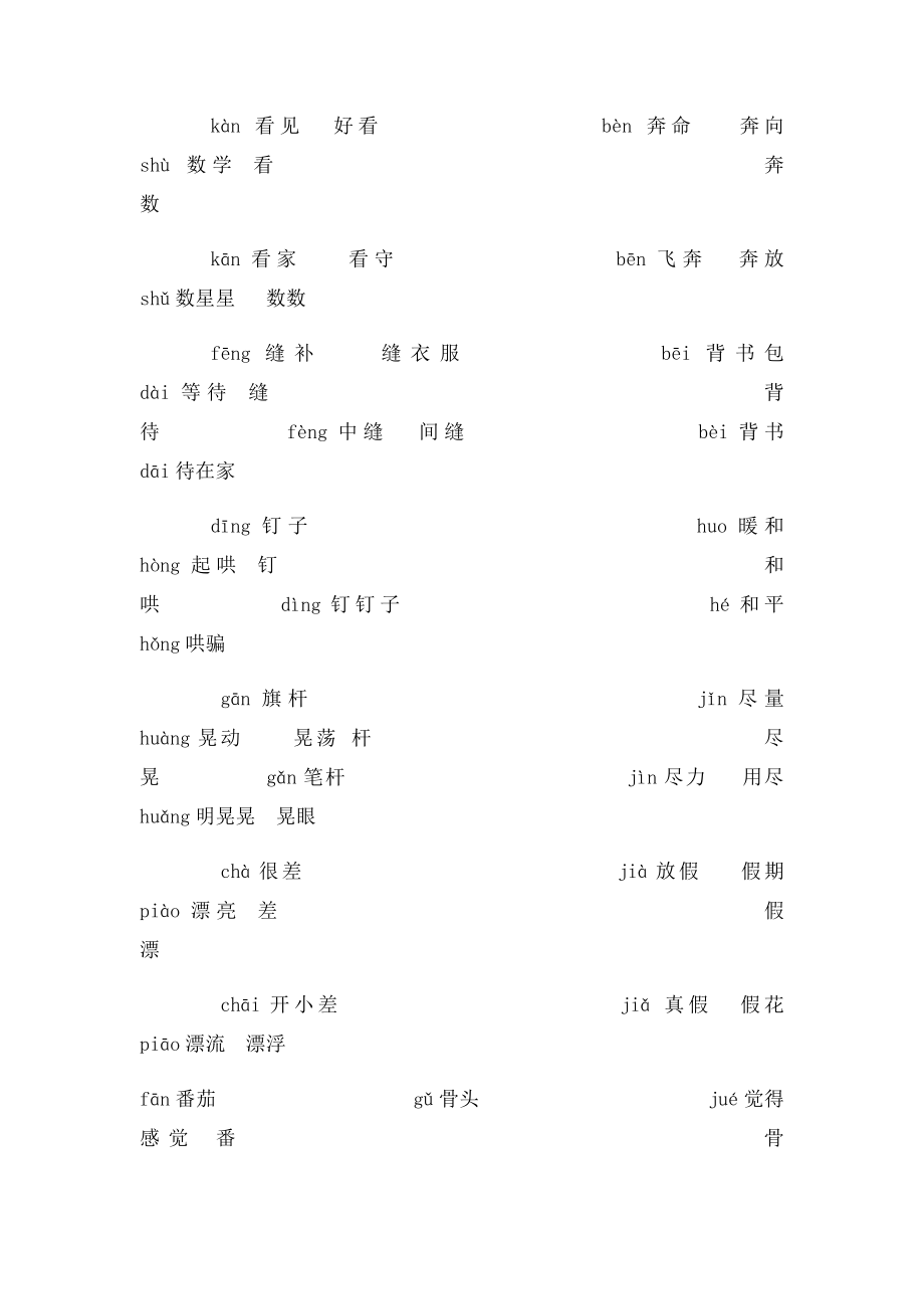 一二年级常见多音字.docx_第2页