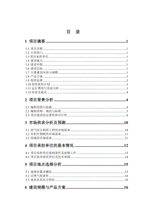 生猪养殖场大型沼气工程建设项目可行性研究报告 .doc