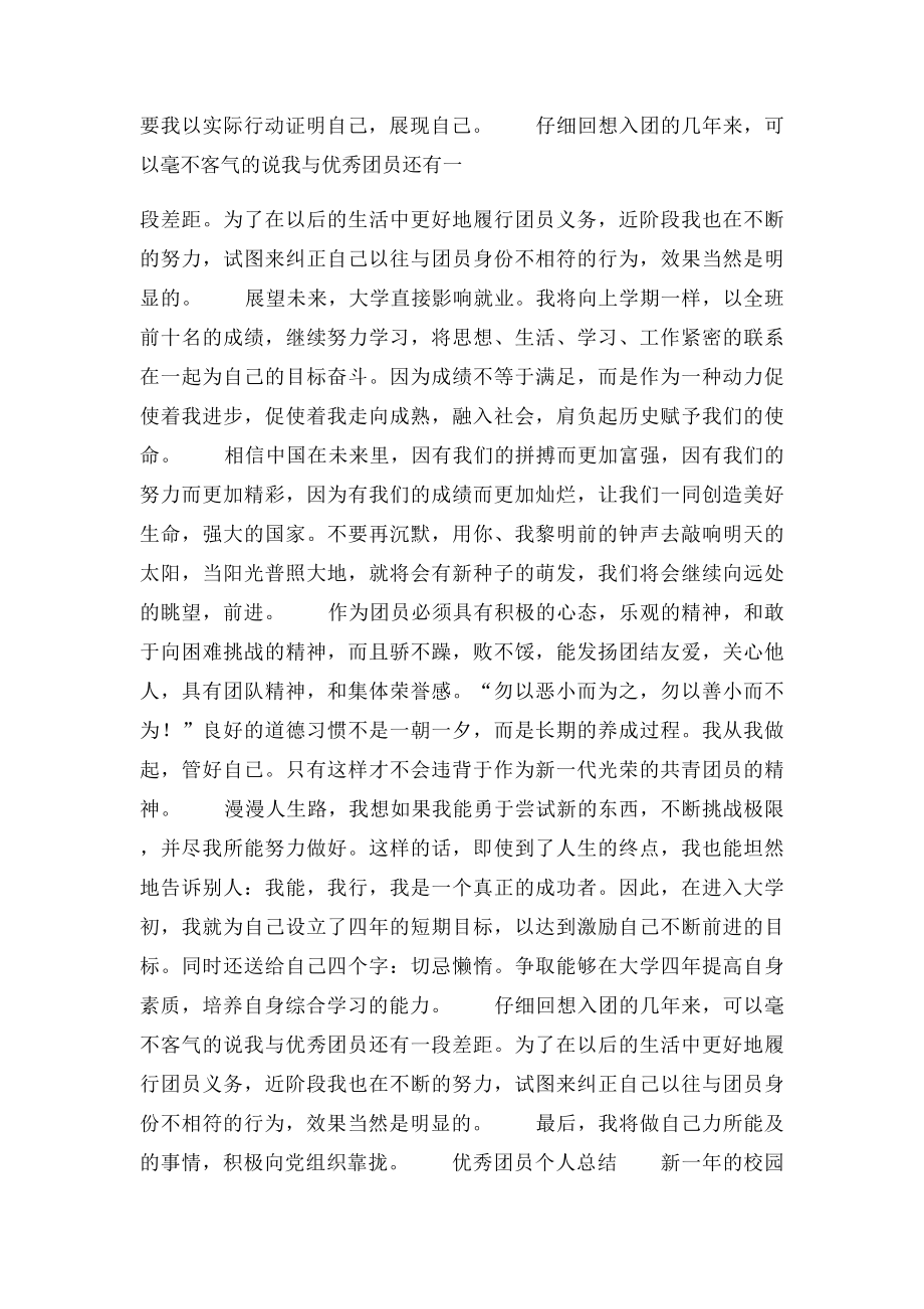 优秀团员个人总结(1).docx_第3页