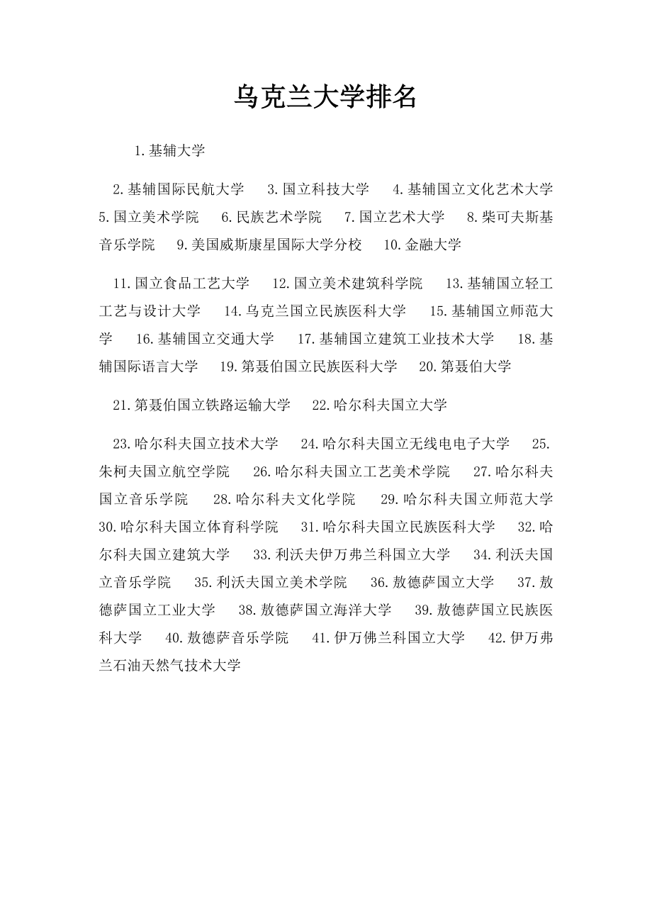 乌克兰大学排名.docx_第1页