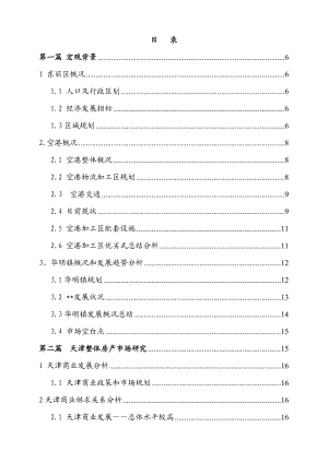 天津市东丽区华明镇项目可行性研究报告.doc