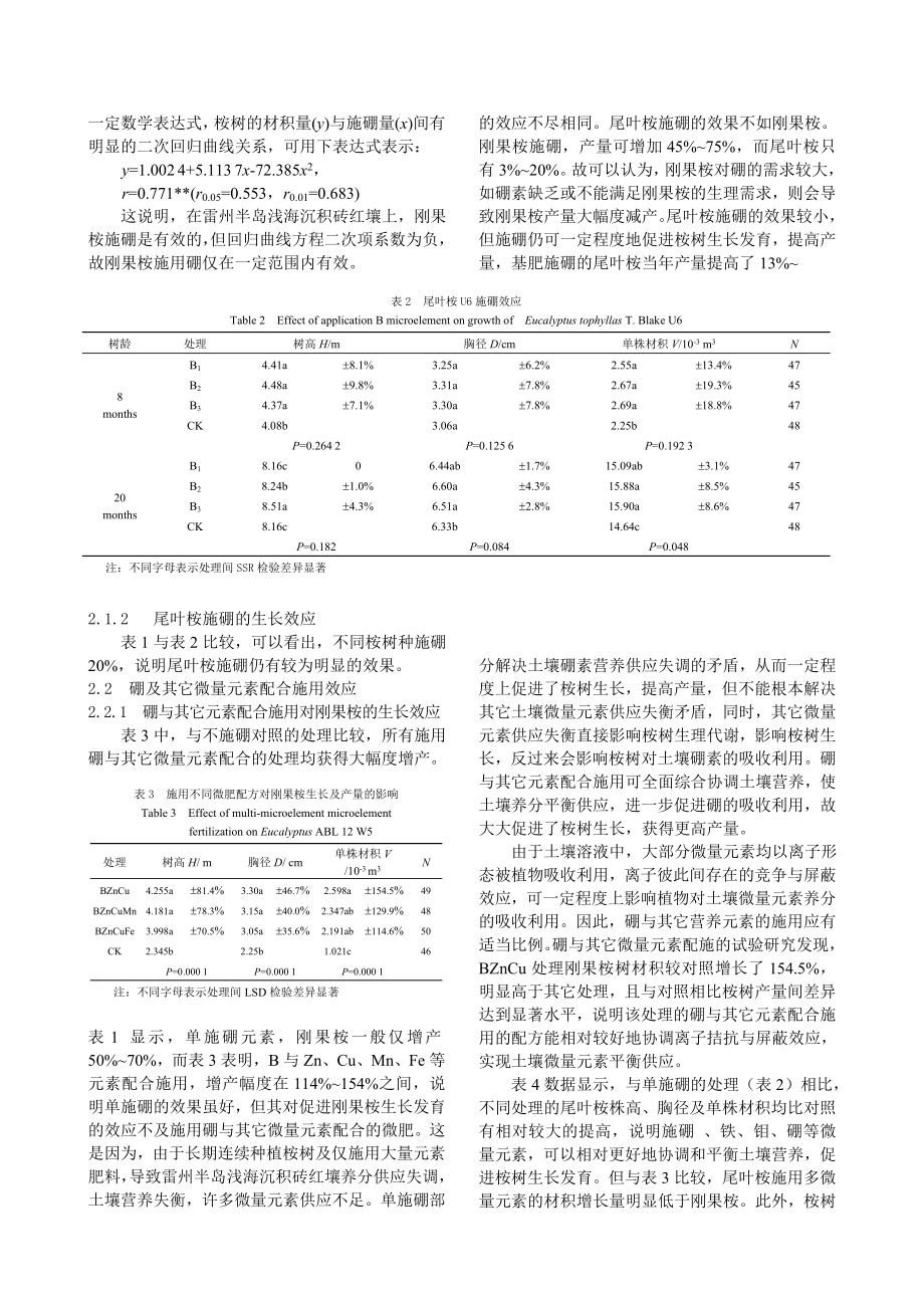 硼配施多种微量元素对桉树生长效应.doc_第3页