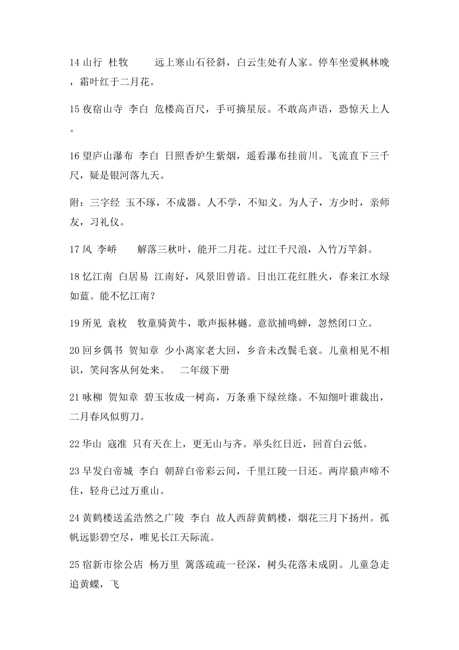 北师大小学语文古诗词.docx_第2页