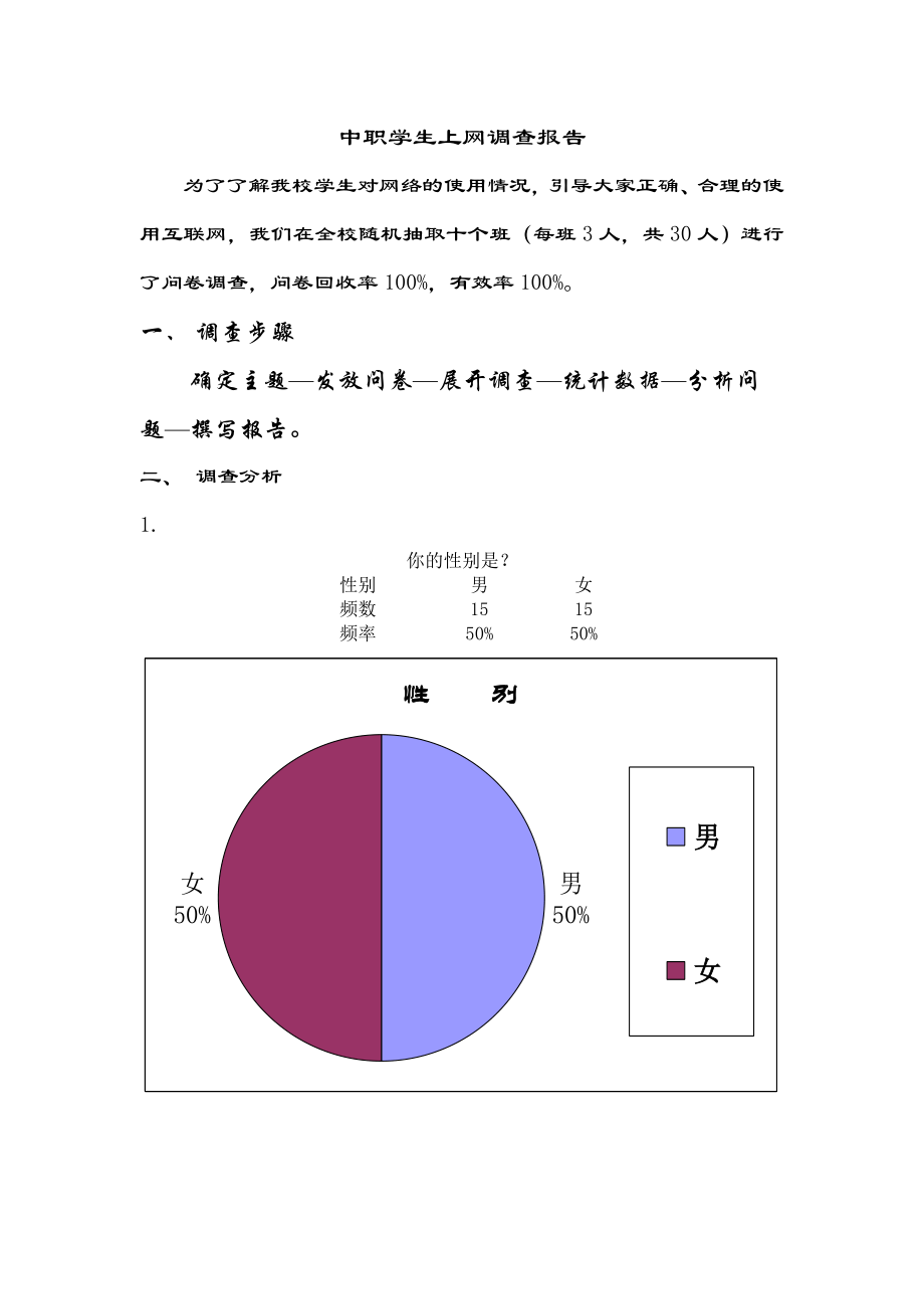 中职学生上网调查报告.doc_第1页