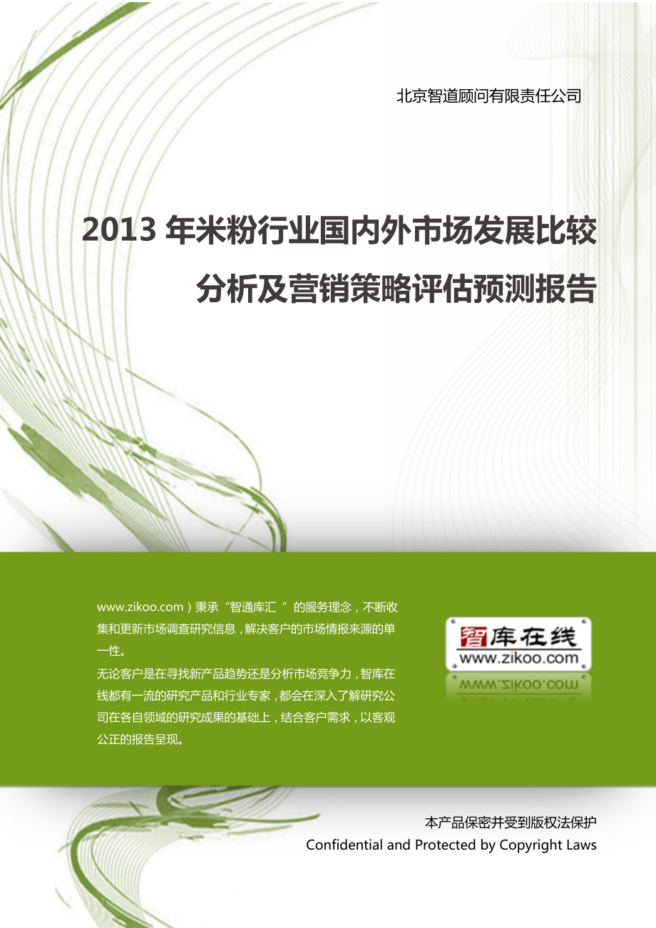 米粉行业国内外市场发展比较分析及营销策略评估预测报告.doc_第1页