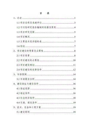 乳品深加工建设项目可行性研究报告（代项目建议书）.doc