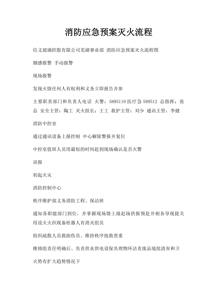 消防应急预案灭火流程.docx_第1页