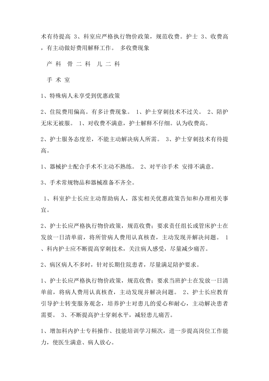 10月份第三方满意度调查中存在护理问题的整改措施.docx_第2页