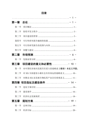 工业园区建设项目可行性研究报告.doc