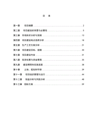 生猪养殖场大型沼气池建设项目可行性研究报告.doc