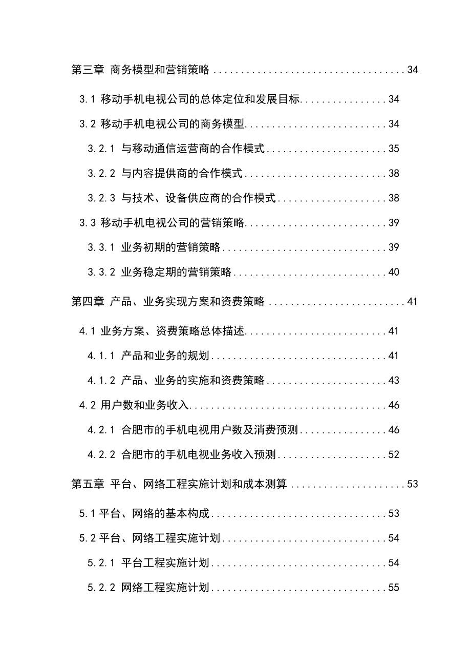 最新安徽广电网络公司手机电视项目可行性研究报告.doc_第2页