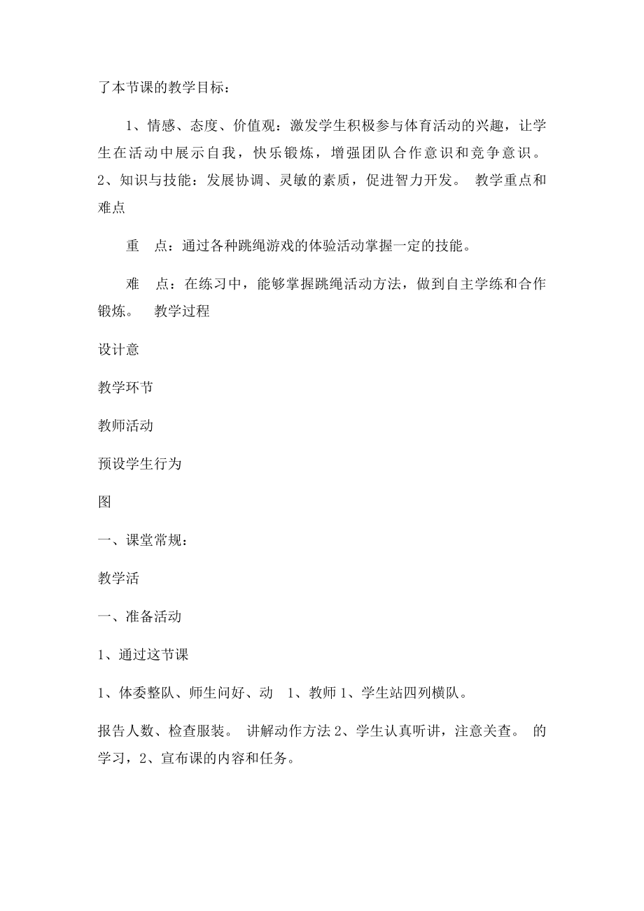 水平一跳短绳教学设计.docx_第2页