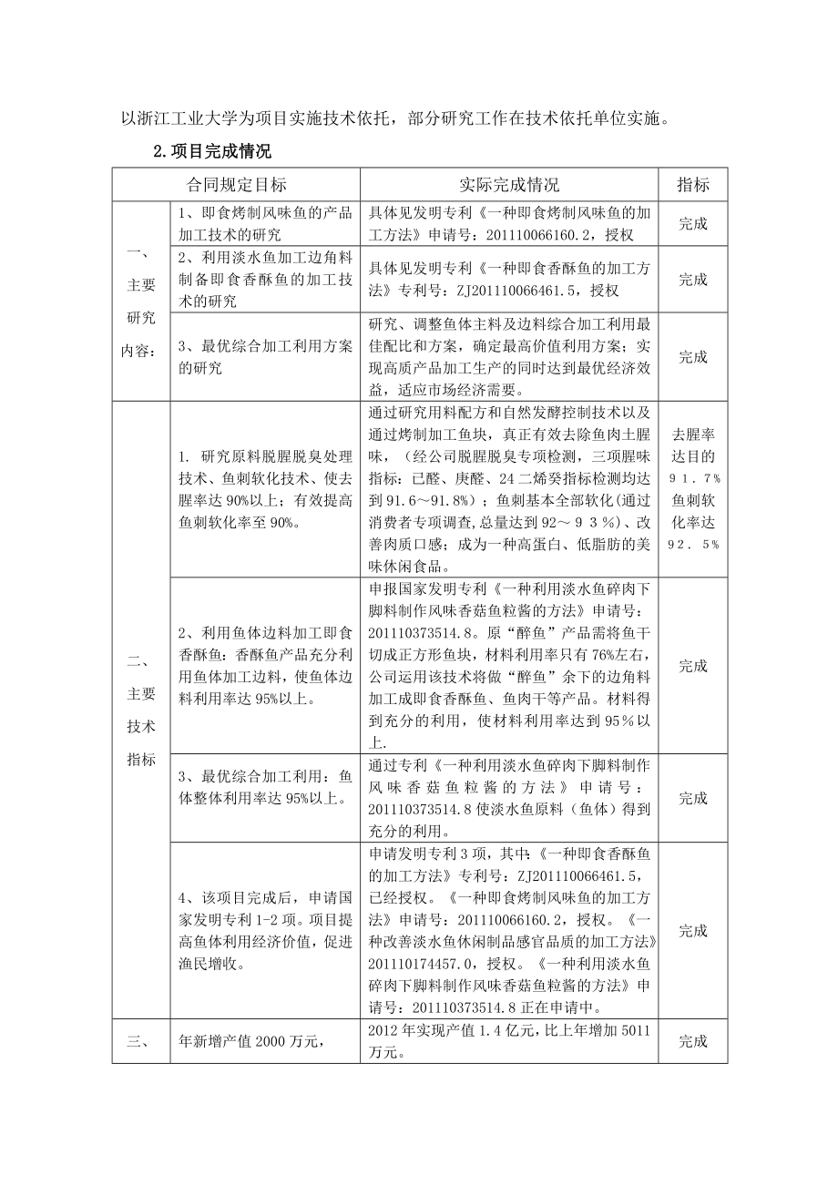 淡水鱼休闲制品综合加工利用技术及其产业化开发项目申报文本.doc_第3页