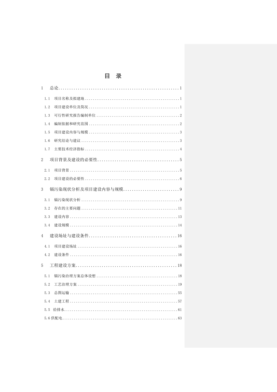 镉污染综合治理工程项目可行性研究报告.doc_第2页