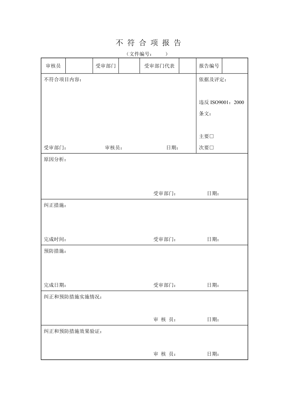 不符合项报告.doc_第1页