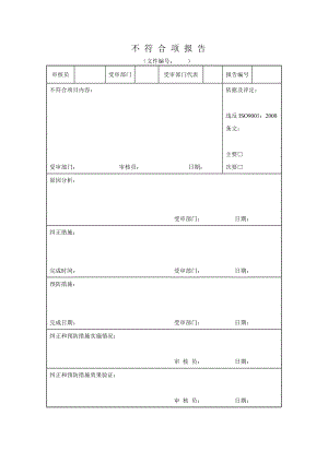 不符合项报告.doc