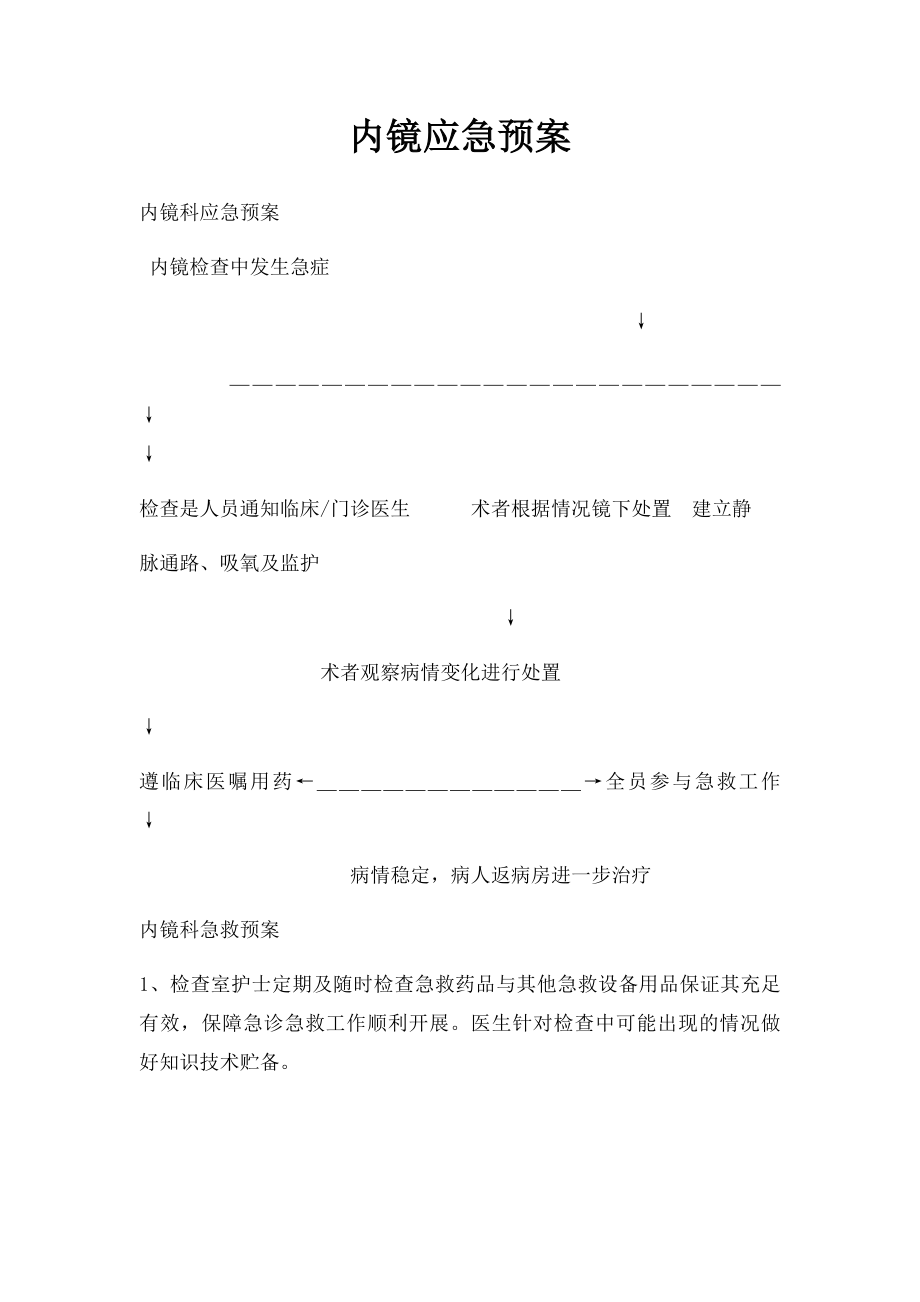 内镜应急预案.docx_第1页