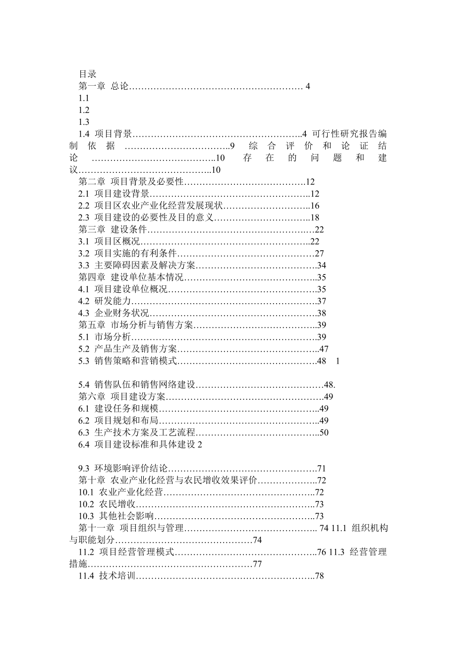 发改委可行性报告模板.doc_第1页