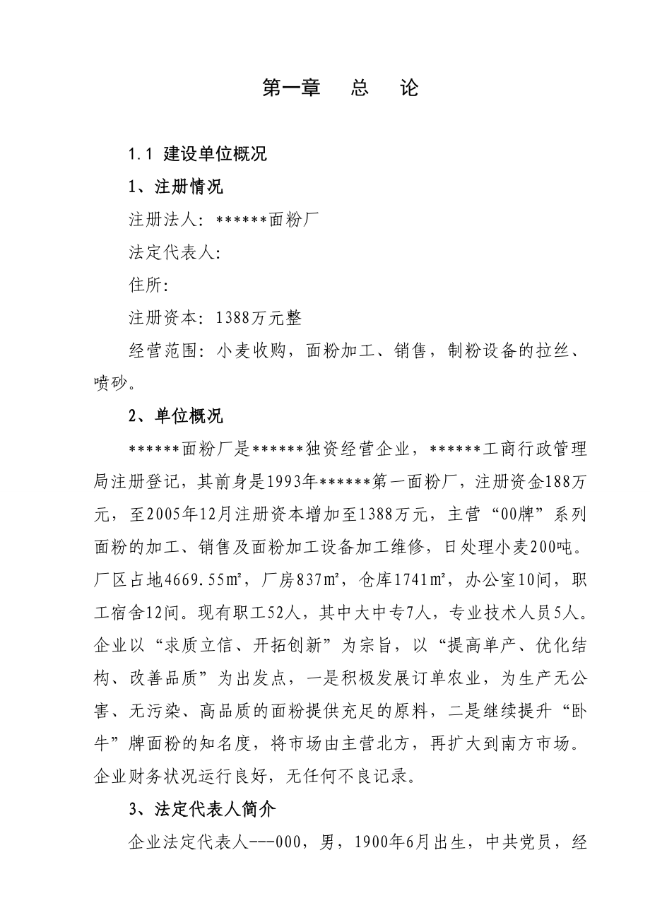 加工9万吨粮食生产线建设项目投资可行性研究报告.doc_第2页