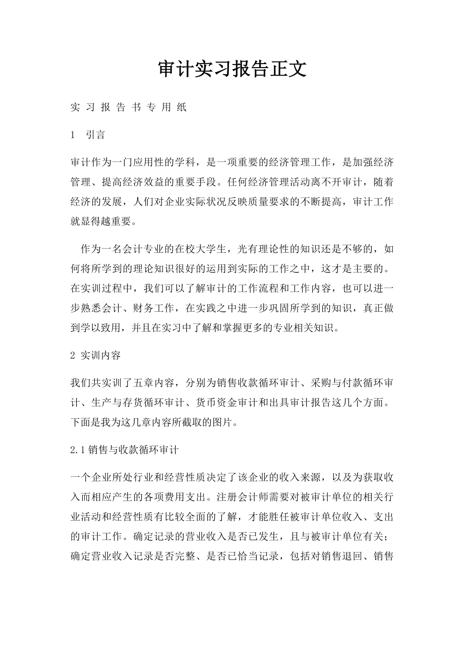 审计实习报告正文.docx_第1页