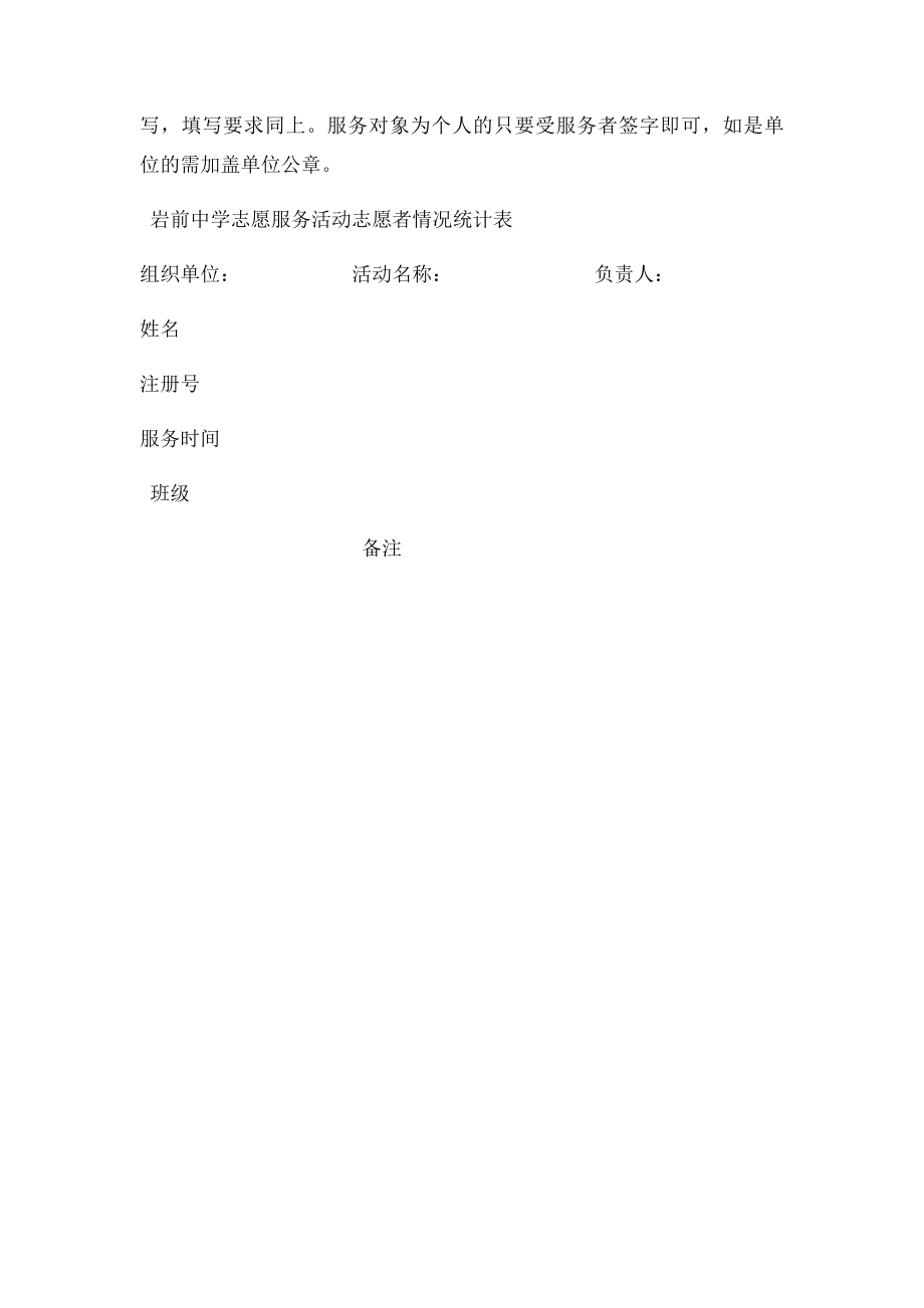 志愿服务活动反馈表.docx_第2页