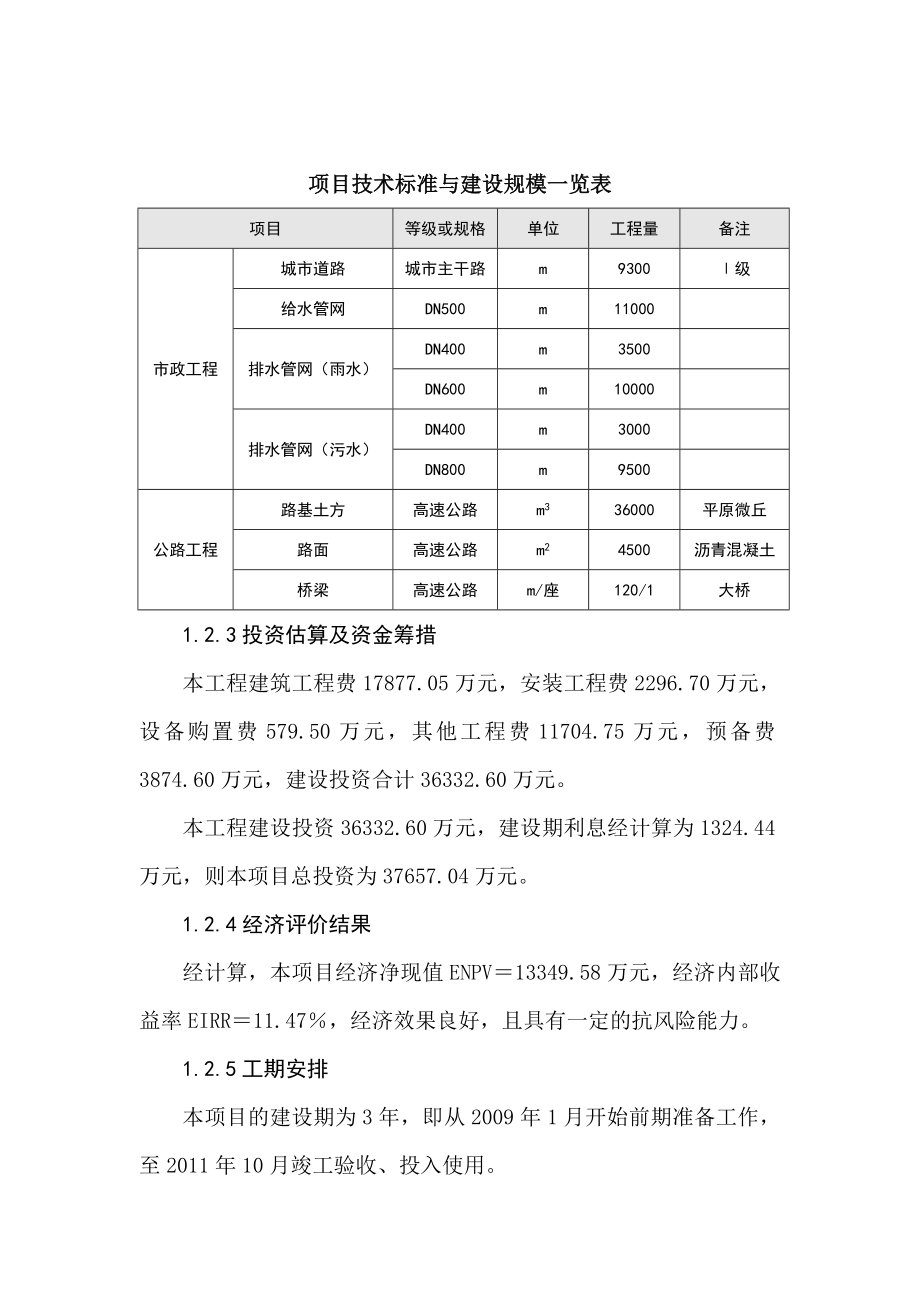 净月开发区彩宇大街南延伸线道路工程可行性研究报告.doc_第3页