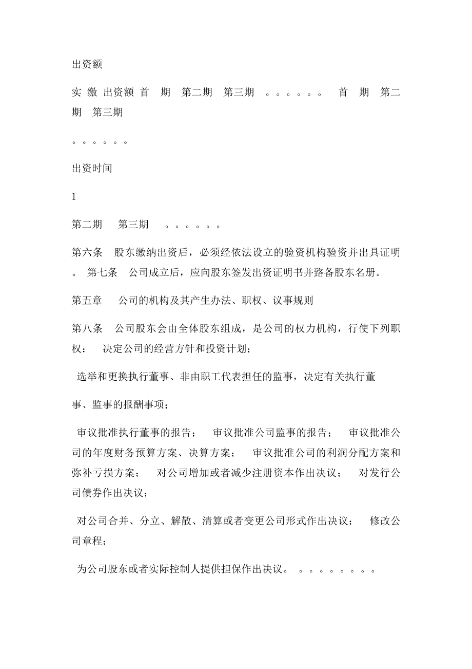 上海有限公司章程范本.docx_第2页