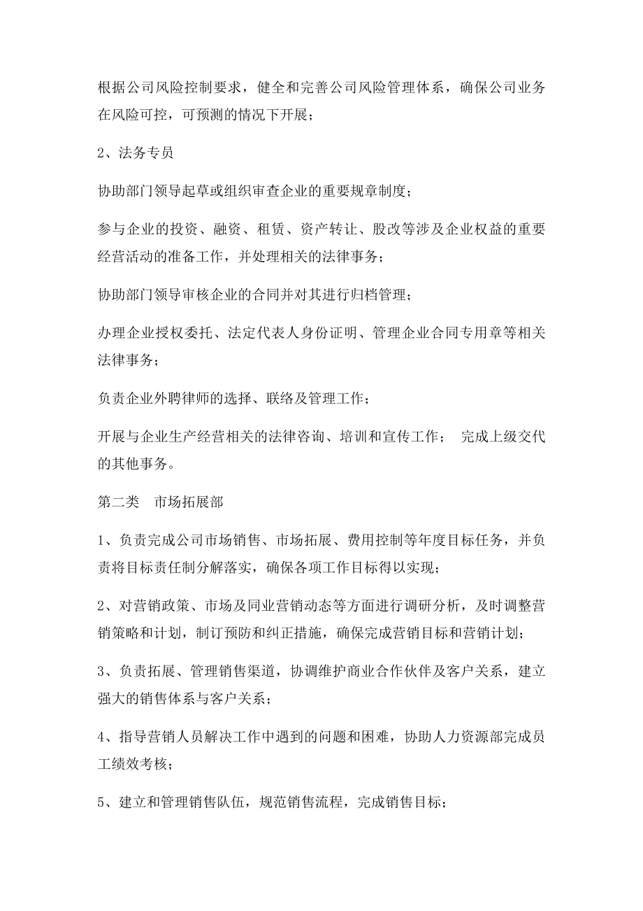 P2P公司各部门岗位职责.docx_第3页