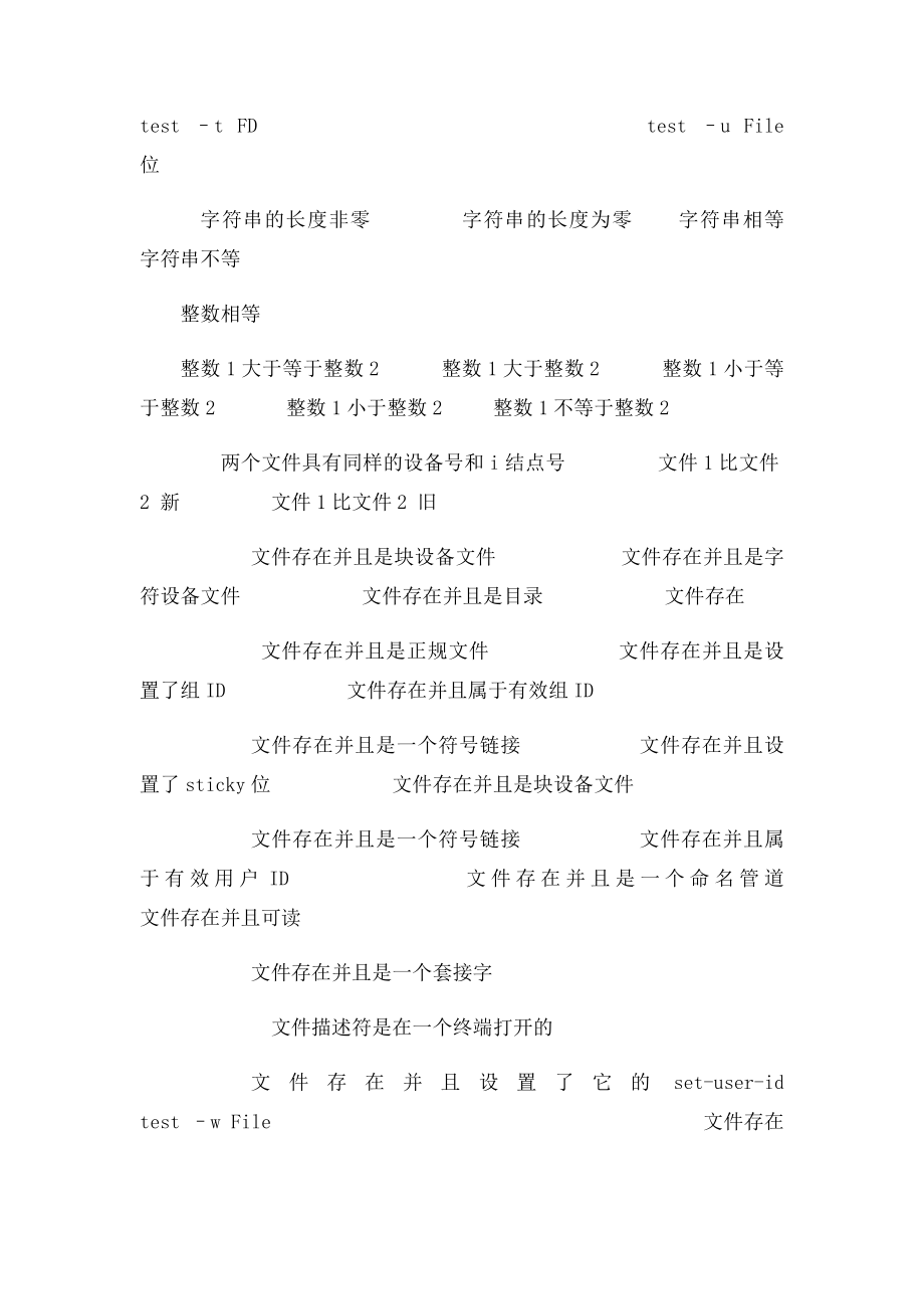 shell语法中的test命令用法.docx_第2页