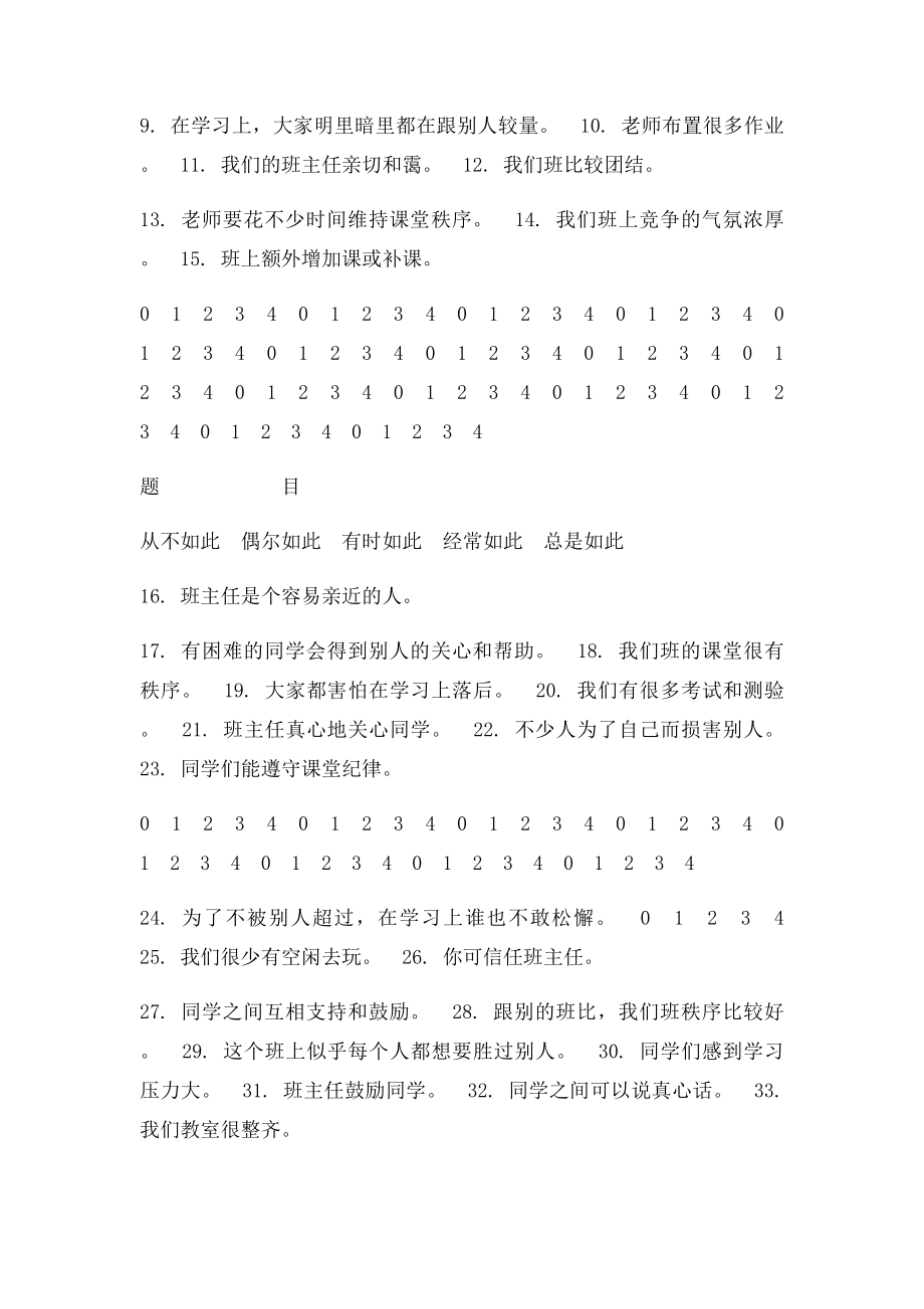 《我的班级》调查问卷.docx_第2页