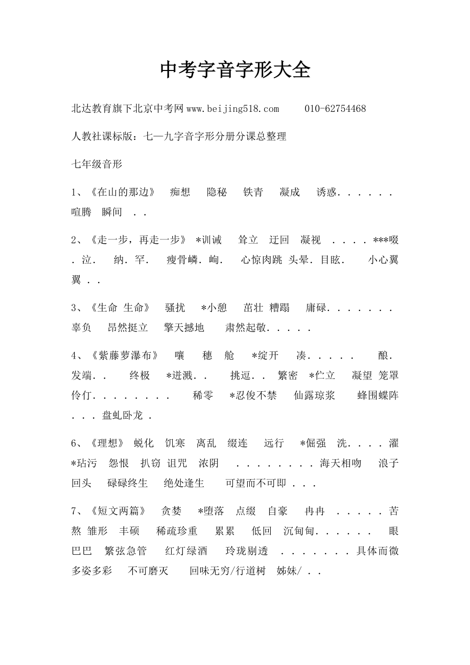 中考字音字形大全.docx_第1页