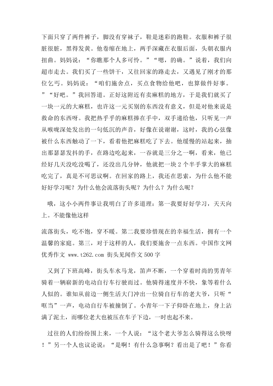 街头见闻作文400字.docx_第3页