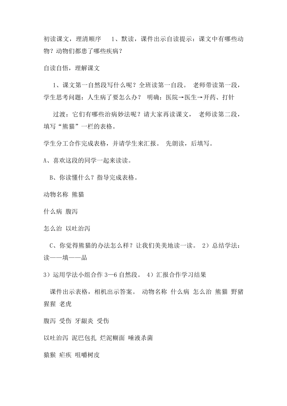 《动物治病办法多》教学设计.docx_第2页