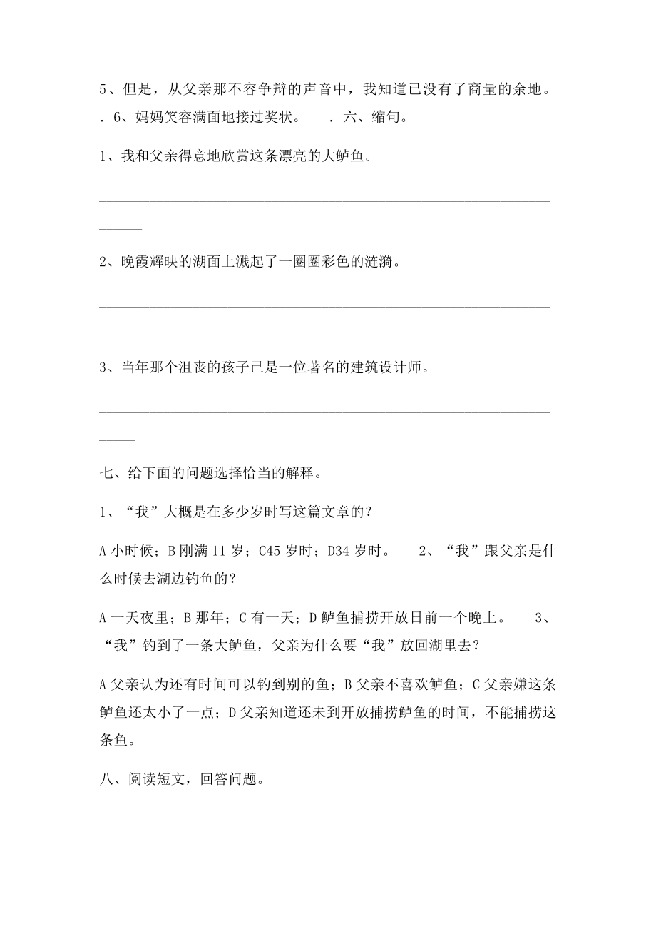 13钓鱼的启示练习题.docx_第2页