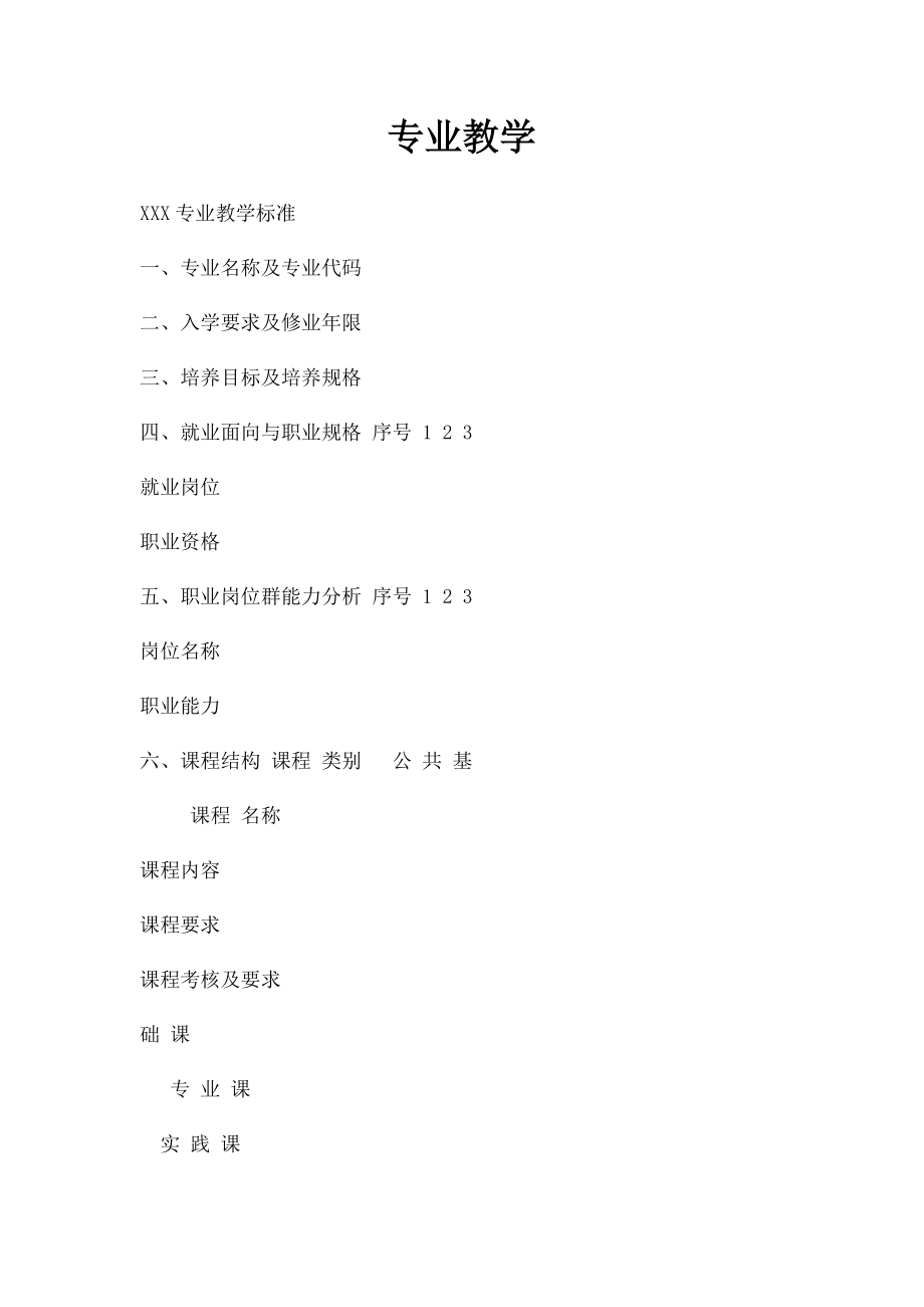 专业教学.docx_第1页