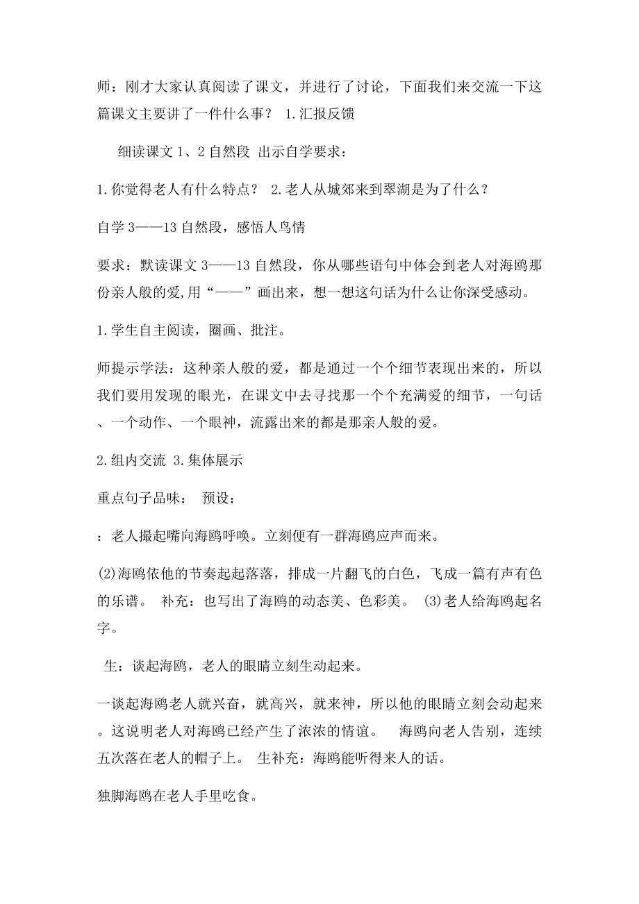 《老人与海鸥》导学案.docx_第2页