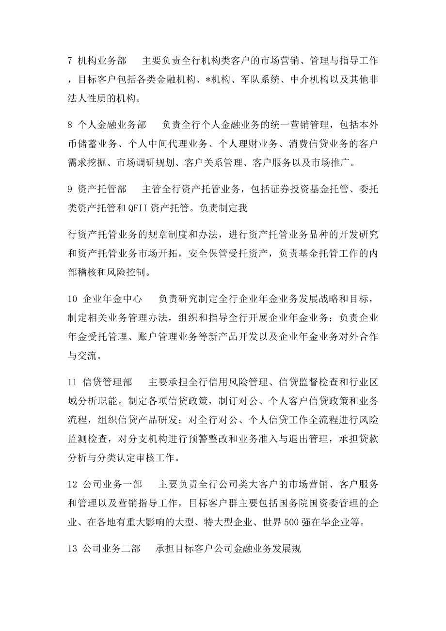 中国工商银行各部门职能.docx_第2页