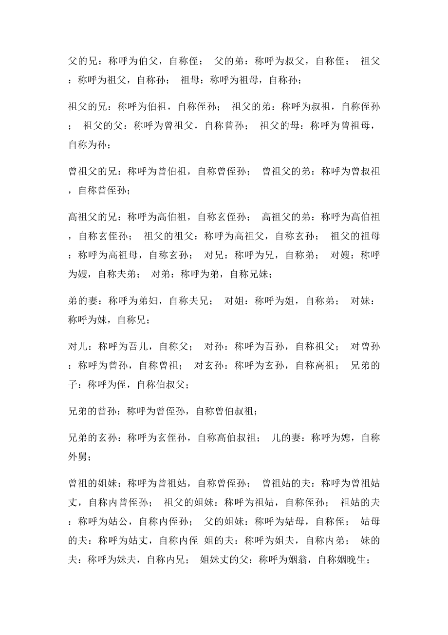 中国人的辈份排行亲戚称呼.docx_第2页