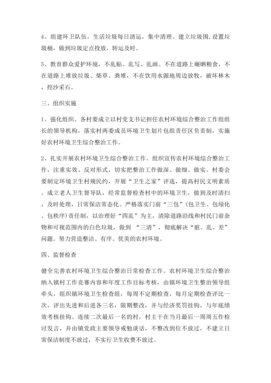 xx镇环境卫生综合整治目责任书.docx_第2页