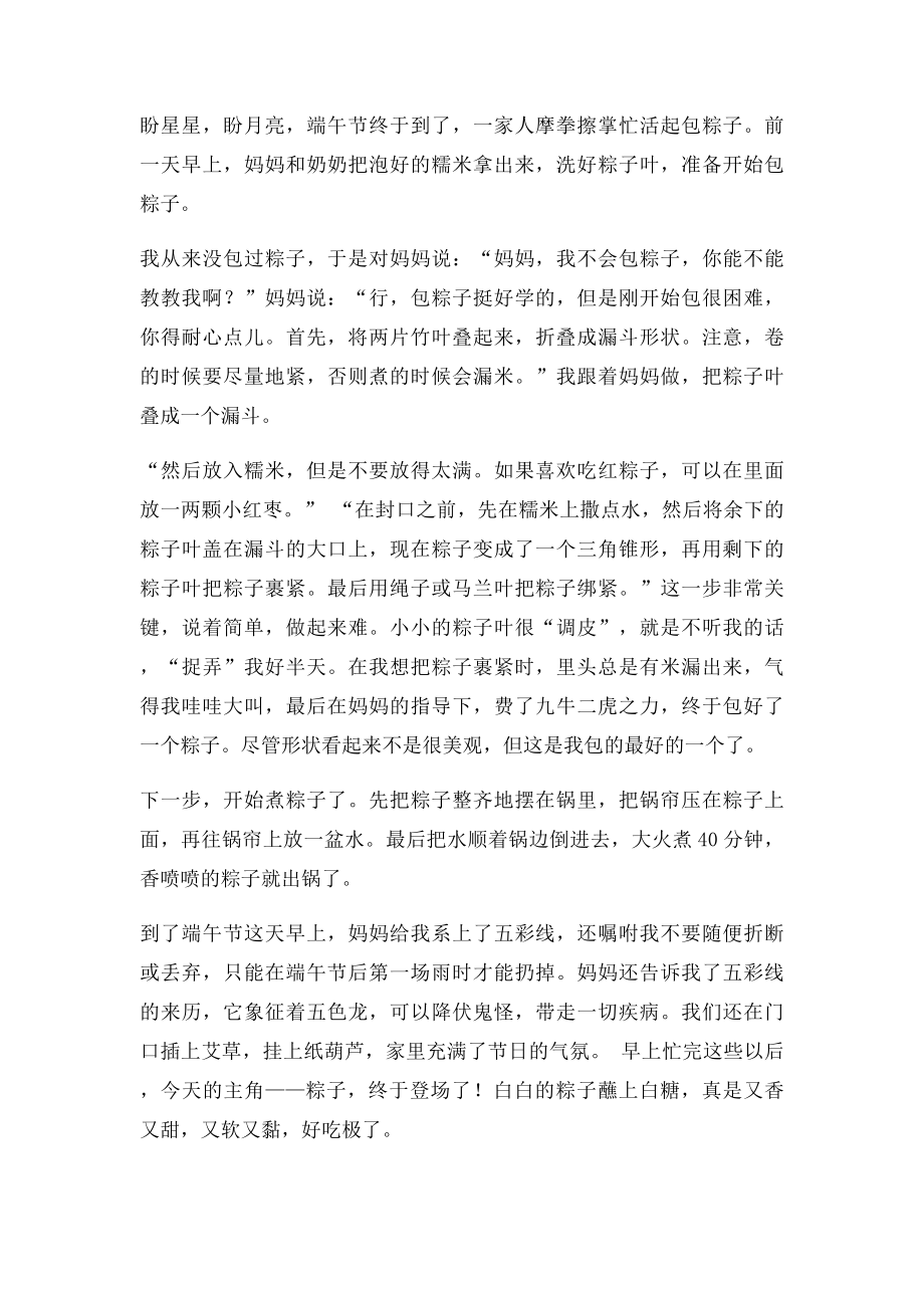 与端午节有关的文章.docx_第2页